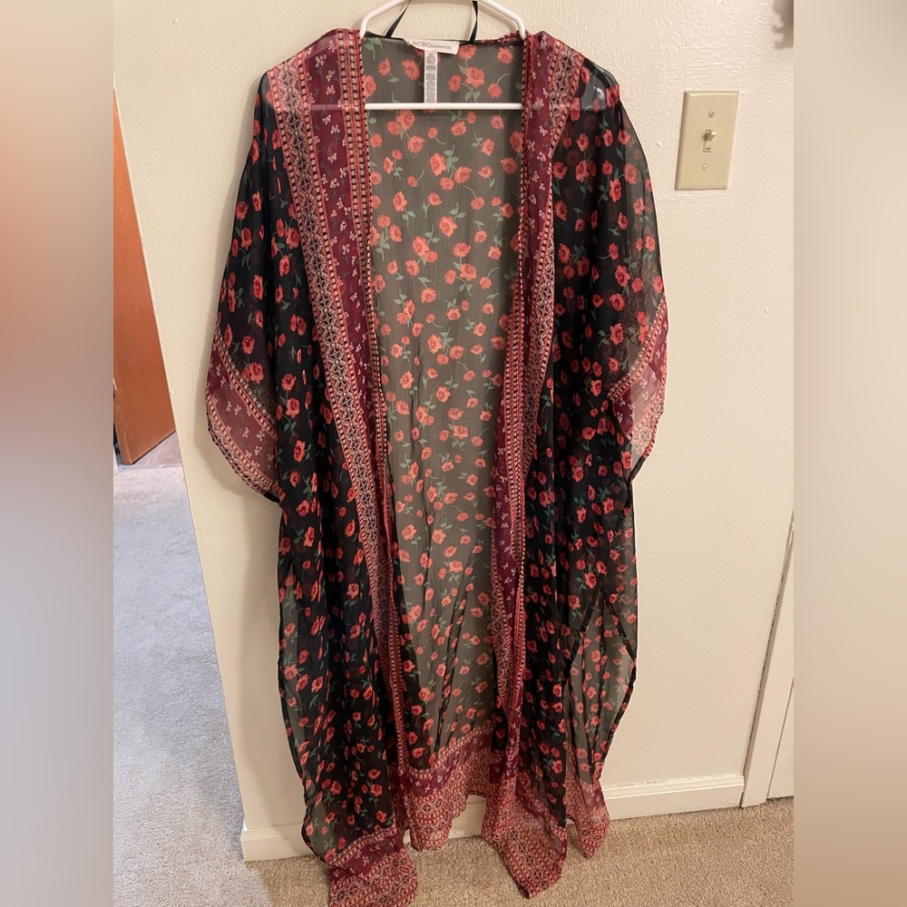 See through cardigan